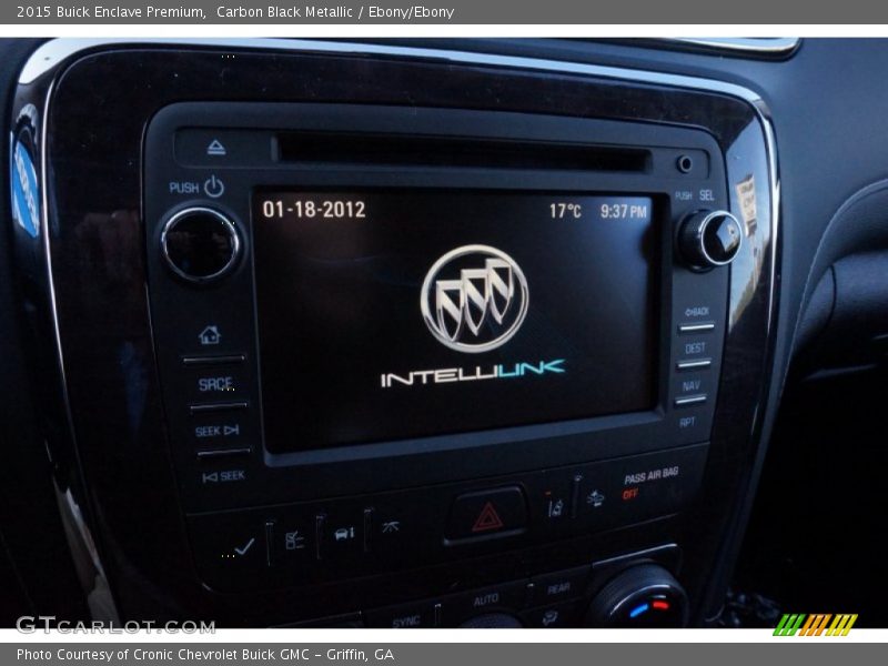 Carbon Black Metallic / Ebony/Ebony 2015 Buick Enclave Premium