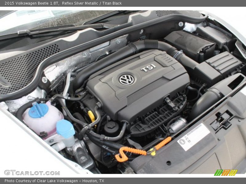 Reflex Silver Metallic / Titan Black 2015 Volkswagen Beetle 1.8T