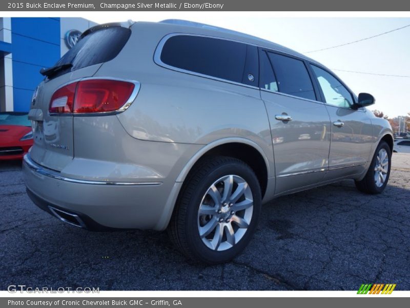 Champagne Silver Metallic / Ebony/Ebony 2015 Buick Enclave Premium