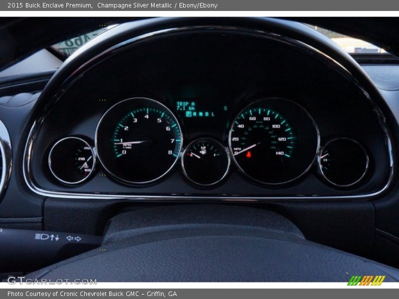 Champagne Silver Metallic / Ebony/Ebony 2015 Buick Enclave Premium