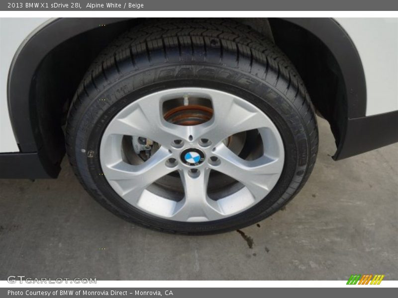 Alpine White / Beige 2013 BMW X1 sDrive 28i