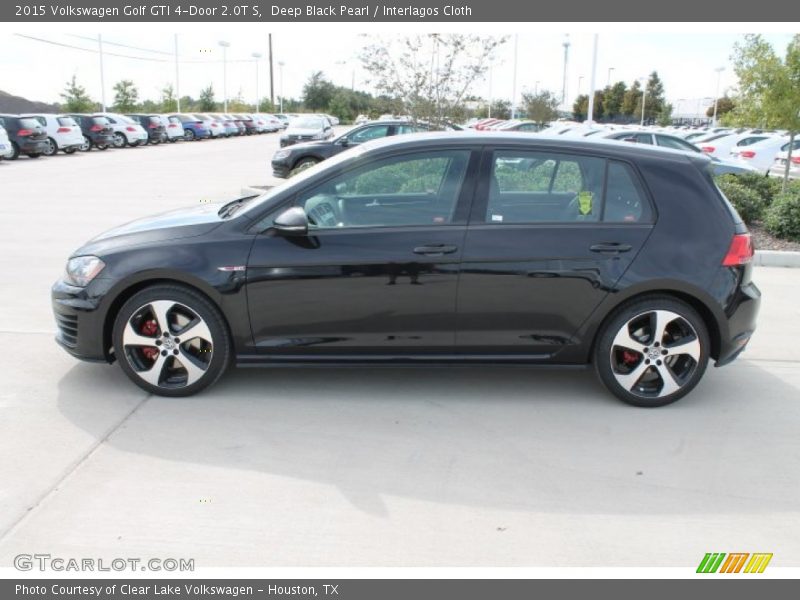 Deep Black Pearl / Interlagos Cloth 2015 Volkswagen Golf GTI 4-Door 2.0T S