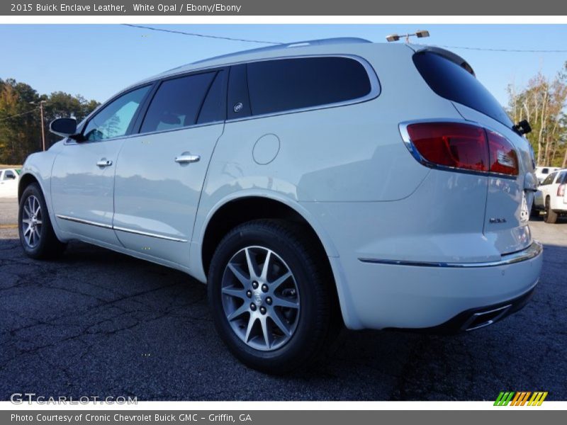 White Opal / Ebony/Ebony 2015 Buick Enclave Leather