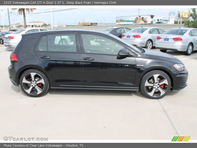 Deep Black Pearl / Interlagos Cloth 2015 Volkswagen Golf GTI 4-Door 2.0T S