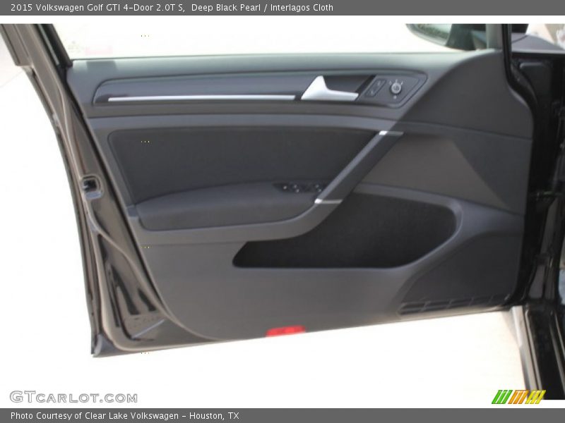 Deep Black Pearl / Interlagos Cloth 2015 Volkswagen Golf GTI 4-Door 2.0T S