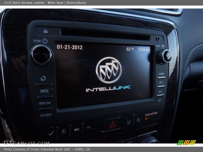 White Opal / Ebony/Ebony 2015 Buick Enclave Leather