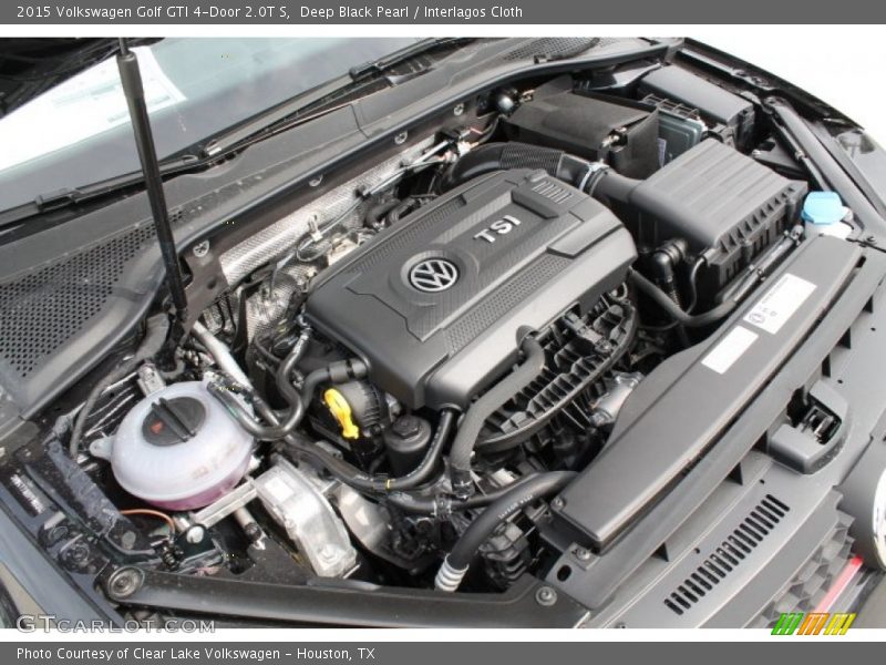 Deep Black Pearl / Interlagos Cloth 2015 Volkswagen Golf GTI 4-Door 2.0T S