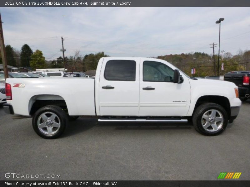 Summit White / Ebony 2013 GMC Sierra 2500HD SLE Crew Cab 4x4