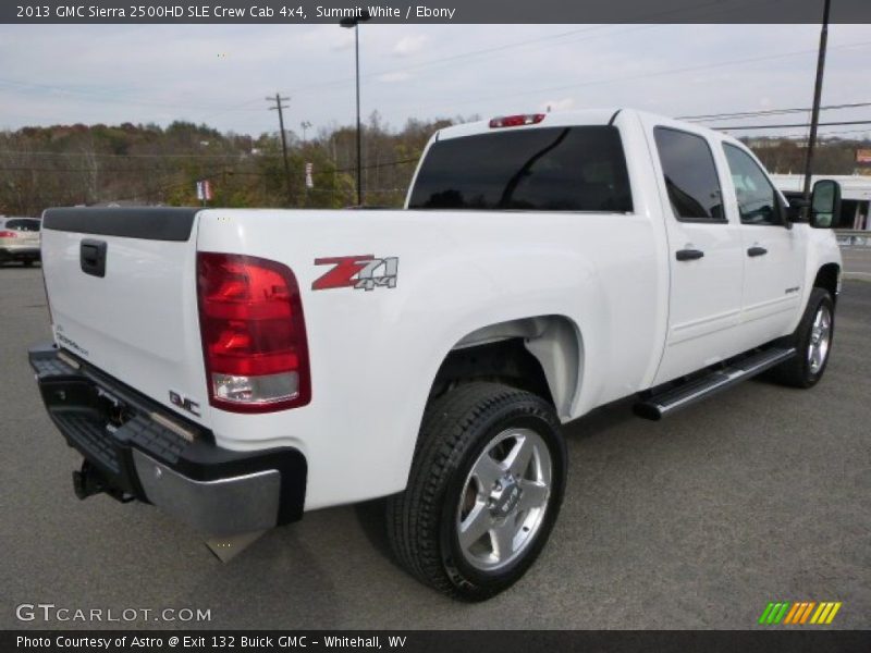 Summit White / Ebony 2013 GMC Sierra 2500HD SLE Crew Cab 4x4