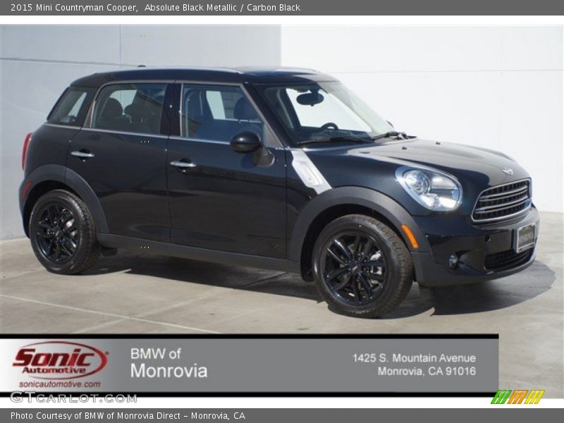 Absolute Black Metallic / Carbon Black 2015 Mini Countryman Cooper