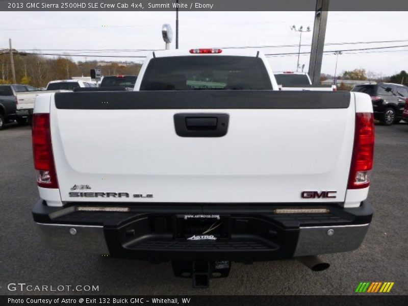 Summit White / Ebony 2013 GMC Sierra 2500HD SLE Crew Cab 4x4