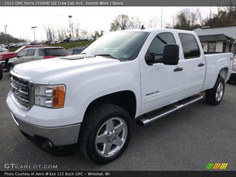 Summit White / Ebony 2013 GMC Sierra 2500HD SLE Crew Cab 4x4