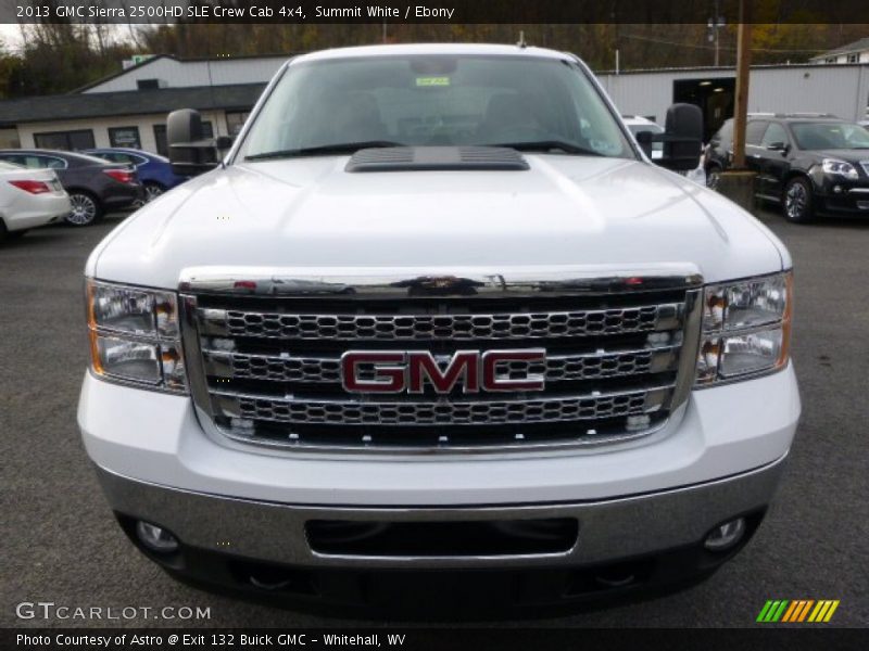 Summit White / Ebony 2013 GMC Sierra 2500HD SLE Crew Cab 4x4