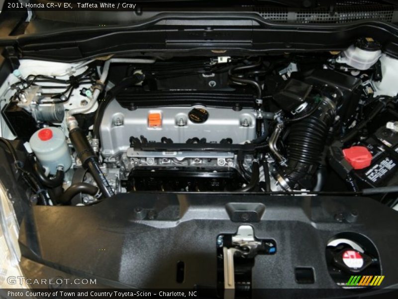 Taffeta White / Gray 2011 Honda CR-V EX