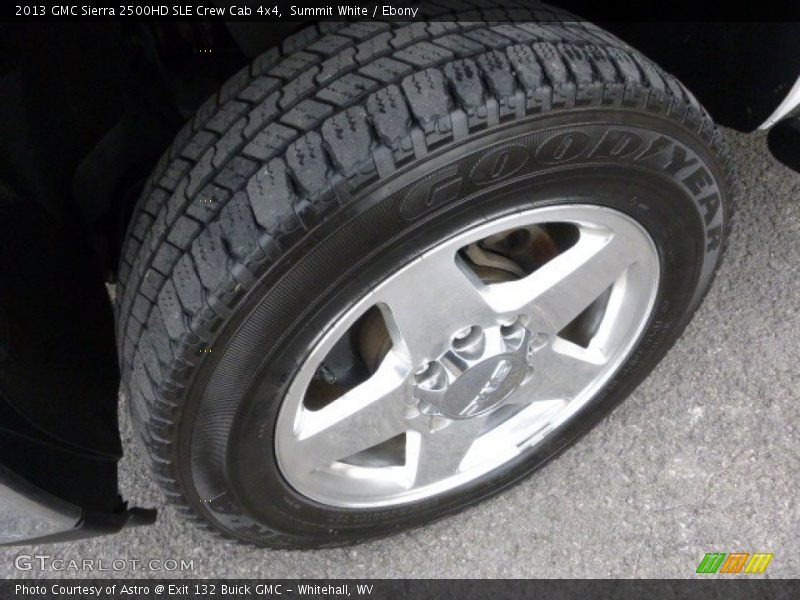 Summit White / Ebony 2013 GMC Sierra 2500HD SLE Crew Cab 4x4