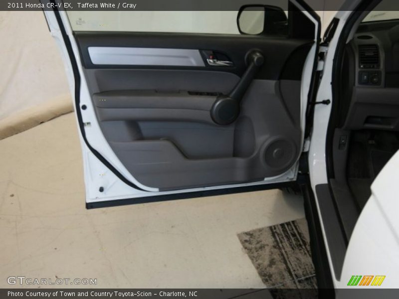 Taffeta White / Gray 2011 Honda CR-V EX