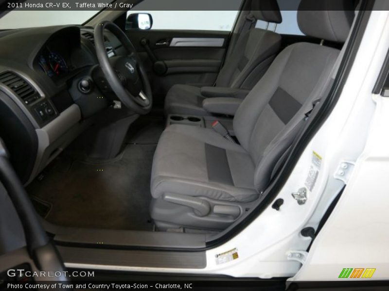 Taffeta White / Gray 2011 Honda CR-V EX
