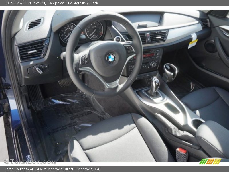 Deep Sea Blue Metallic / Black 2015 BMW X1 sDrive28i
