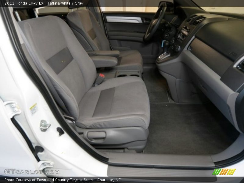 Taffeta White / Gray 2011 Honda CR-V EX