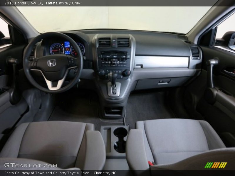 Taffeta White / Gray 2011 Honda CR-V EX