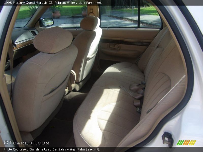 Vibrant White / Light Parchment 1998 Mercury Grand Marquis GS