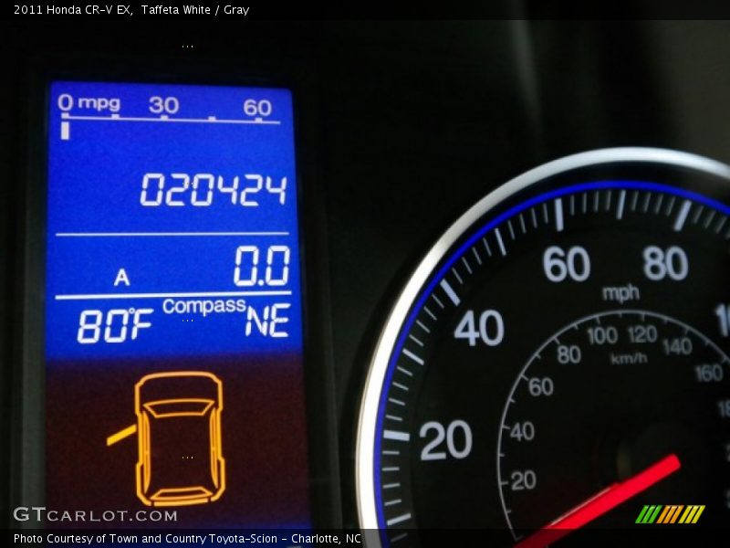 Taffeta White / Gray 2011 Honda CR-V EX