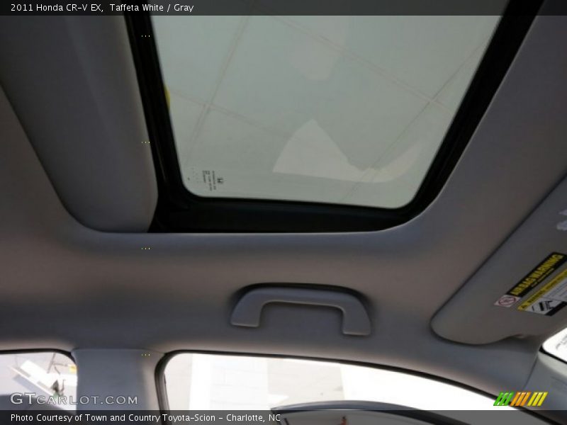 Taffeta White / Gray 2011 Honda CR-V EX