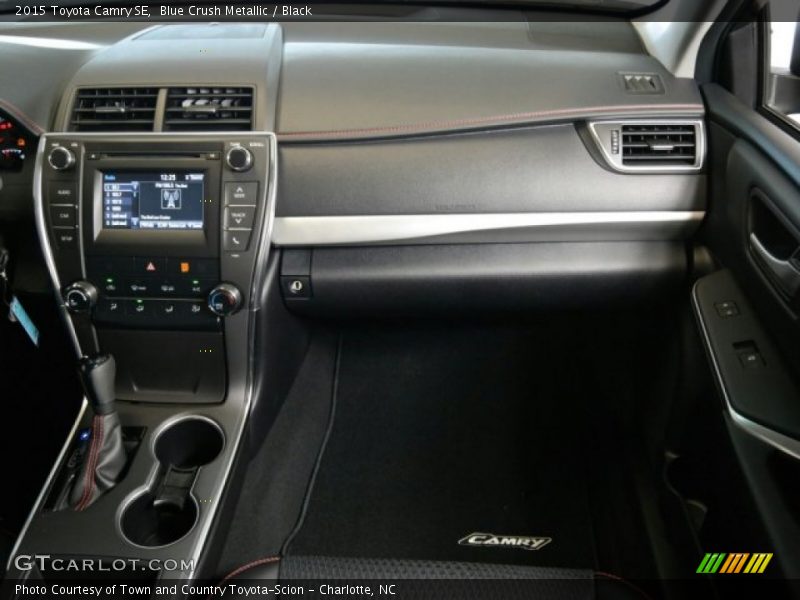 Blue Crush Metallic / Black 2015 Toyota Camry SE
