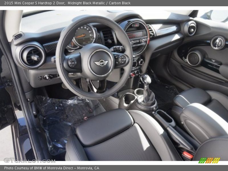 Midnight Black Metallic / Carbon Black 2015 Mini Cooper S Hardtop 2 Door
