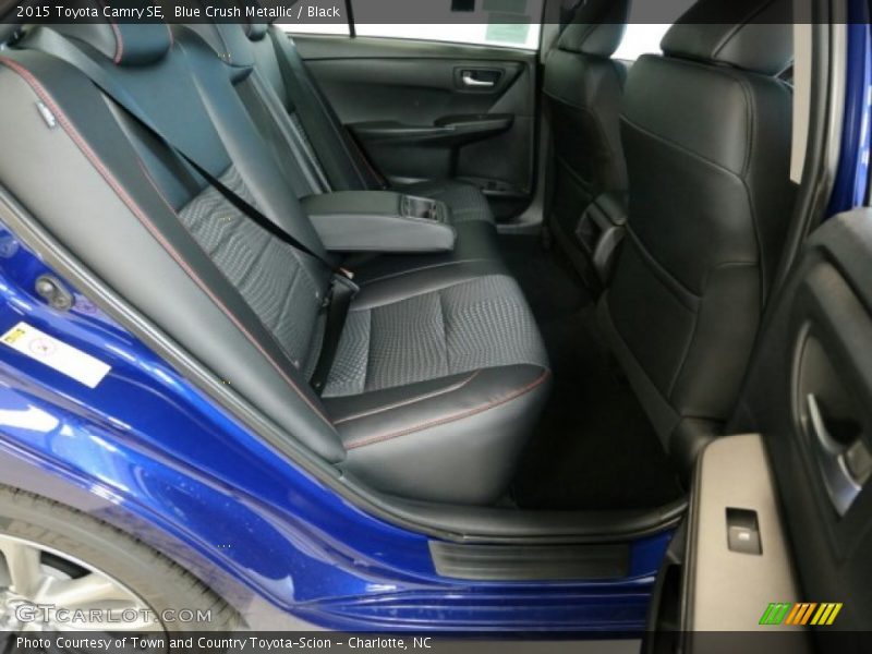 Blue Crush Metallic / Black 2015 Toyota Camry SE