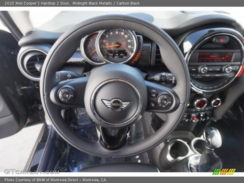 Midnight Black Metallic / Carbon Black 2015 Mini Cooper S Hardtop 2 Door