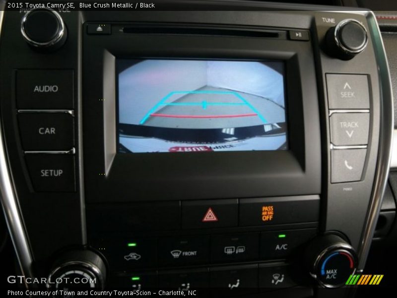 Blue Crush Metallic / Black 2015 Toyota Camry SE