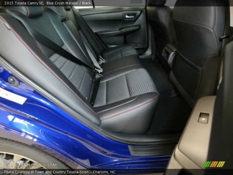 Blue Crush Metallic / Black 2015 Toyota Camry SE