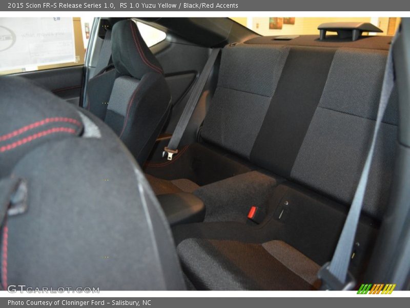 Rear Seat of 2015 FR-S Release Series 1.0