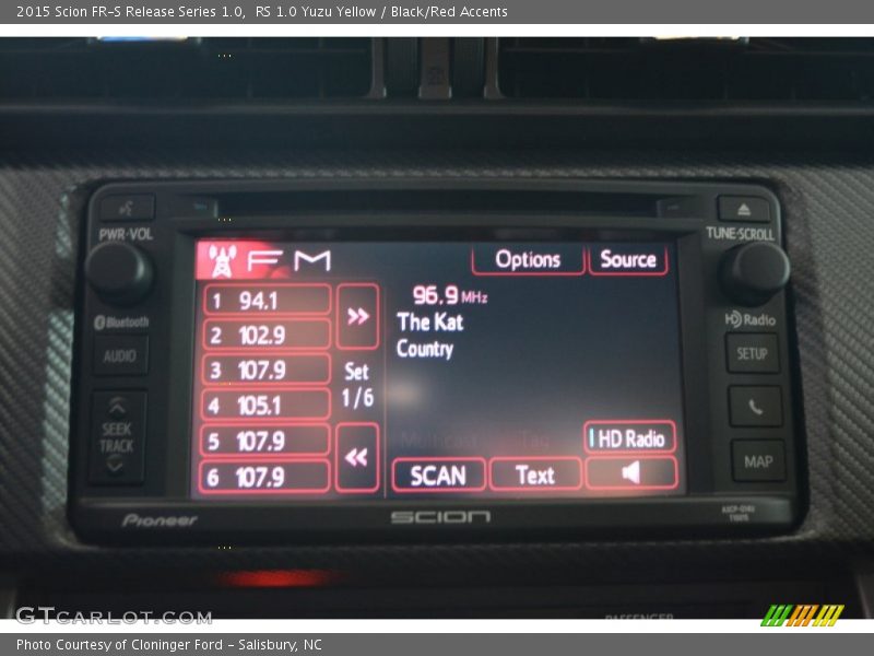 Audio System of 2015 FR-S Release Series 1.0