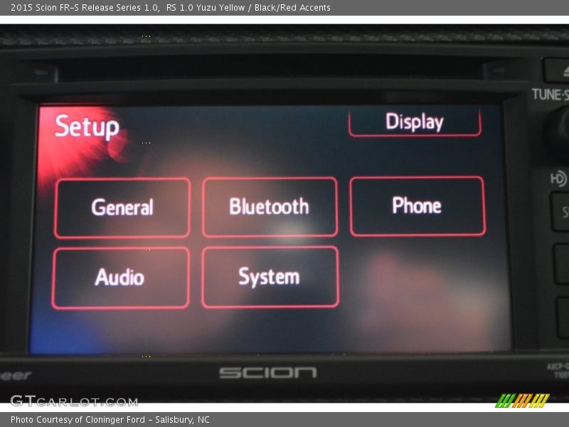 RS 1.0 Yuzu Yellow / Black/Red Accents 2015 Scion FR-S Release Series 1.0