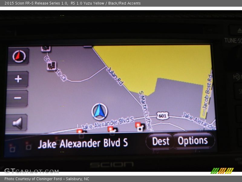 Navigation of 2015 FR-S Release Series 1.0