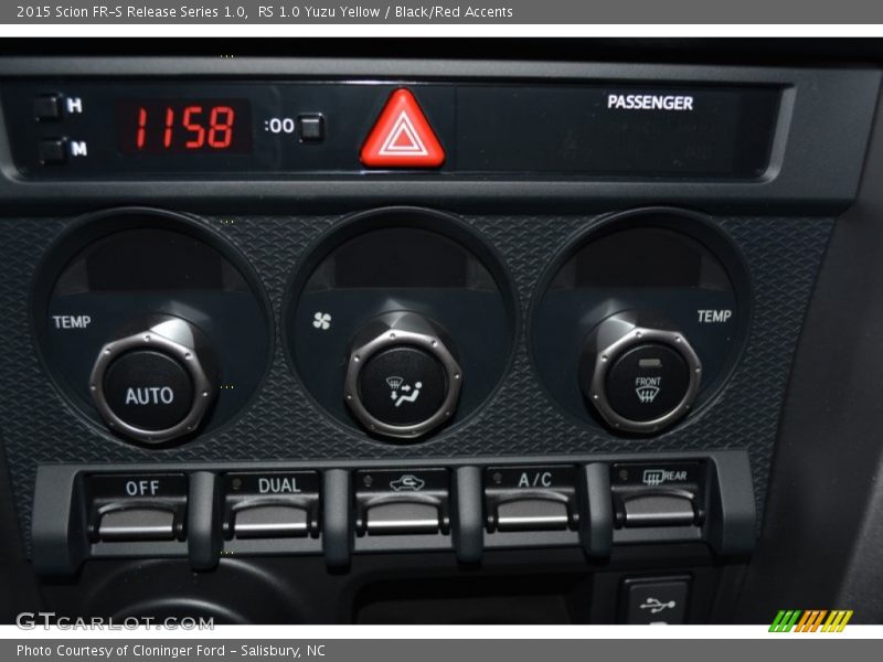 Controls of 2015 FR-S Release Series 1.0