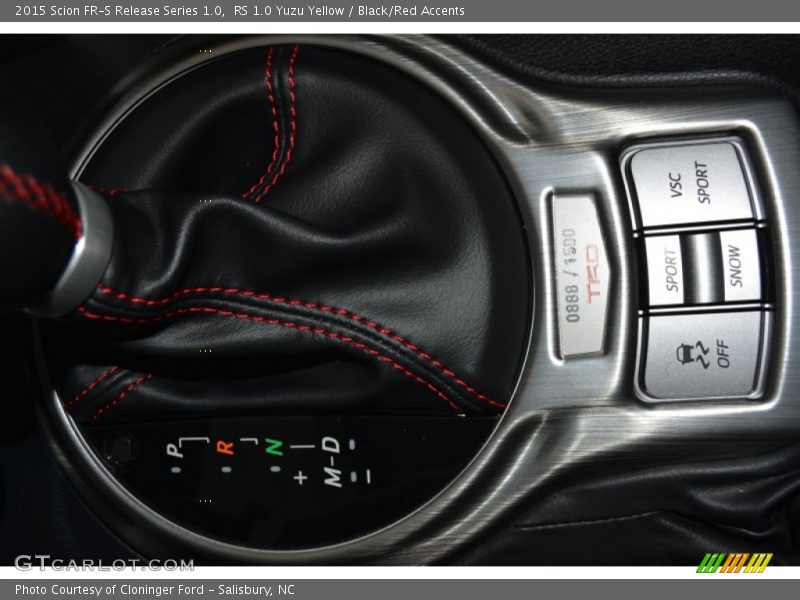 Controls of 2015 FR-S Release Series 1.0