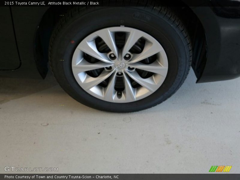 Attitude Black Metallic / Black 2015 Toyota Camry LE