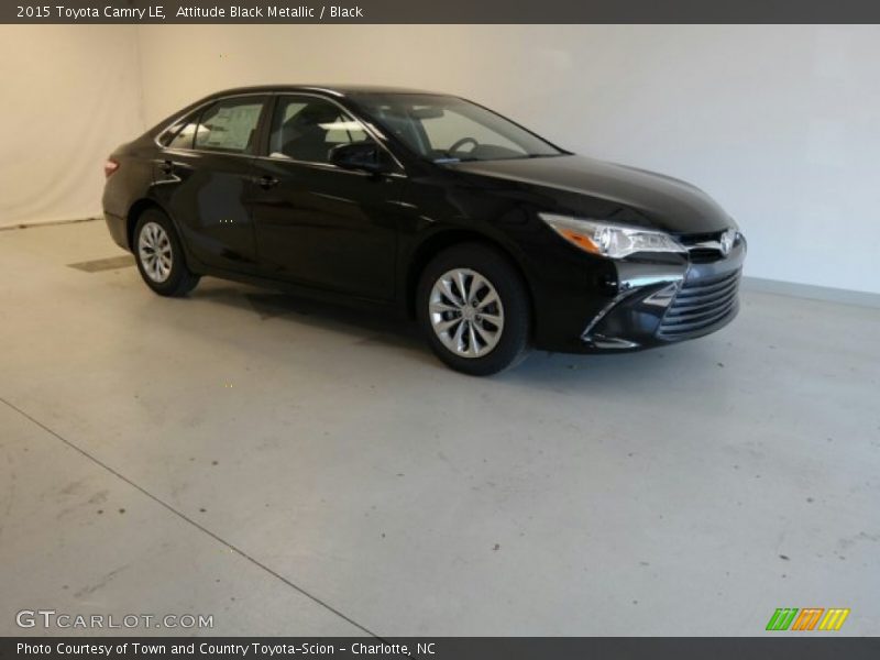 Attitude Black Metallic / Black 2015 Toyota Camry LE