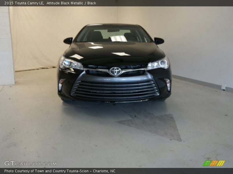 Attitude Black Metallic / Black 2015 Toyota Camry LE