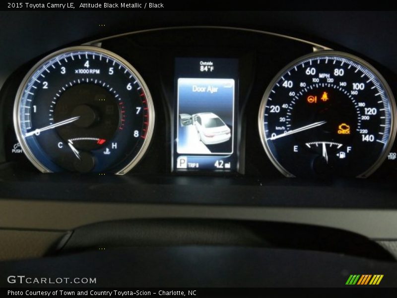Attitude Black Metallic / Black 2015 Toyota Camry LE