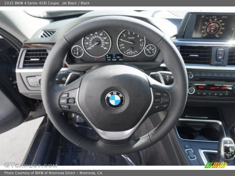 Jet Black / Black 2015 BMW 4 Series 428i Coupe