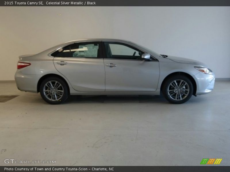Celestial Silver Metallic / Black 2015 Toyota Camry SE