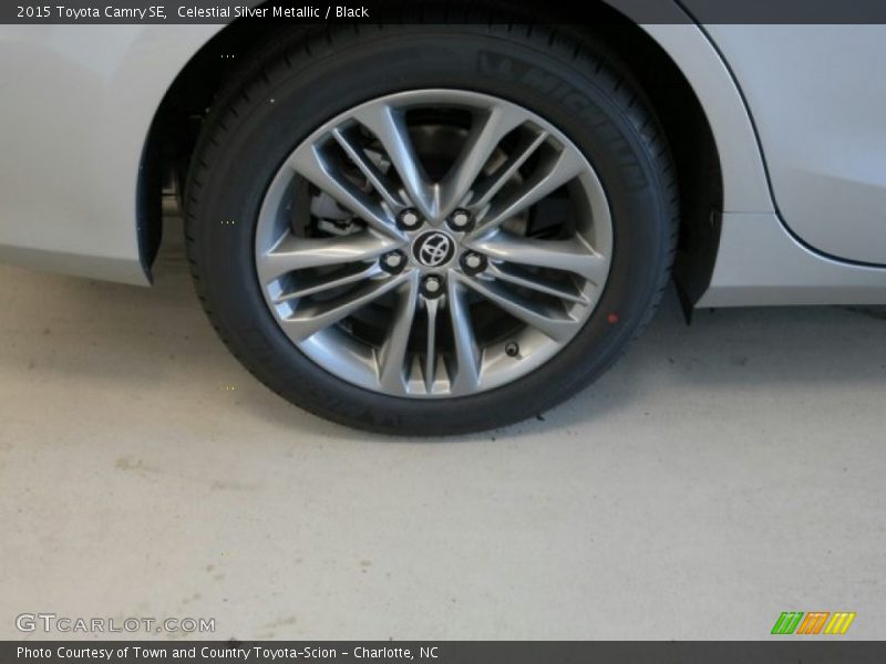 Celestial Silver Metallic / Black 2015 Toyota Camry SE