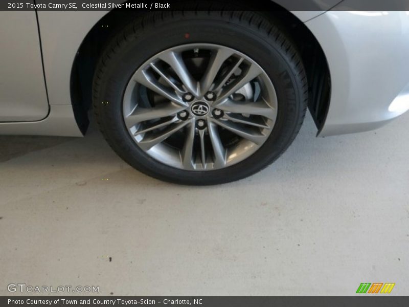 Celestial Silver Metallic / Black 2015 Toyota Camry SE