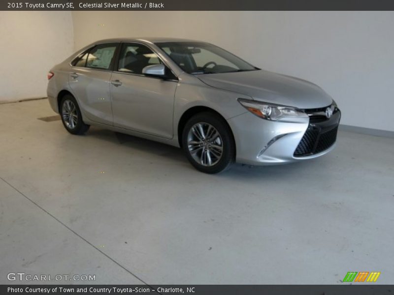 Celestial Silver Metallic / Black 2015 Toyota Camry SE