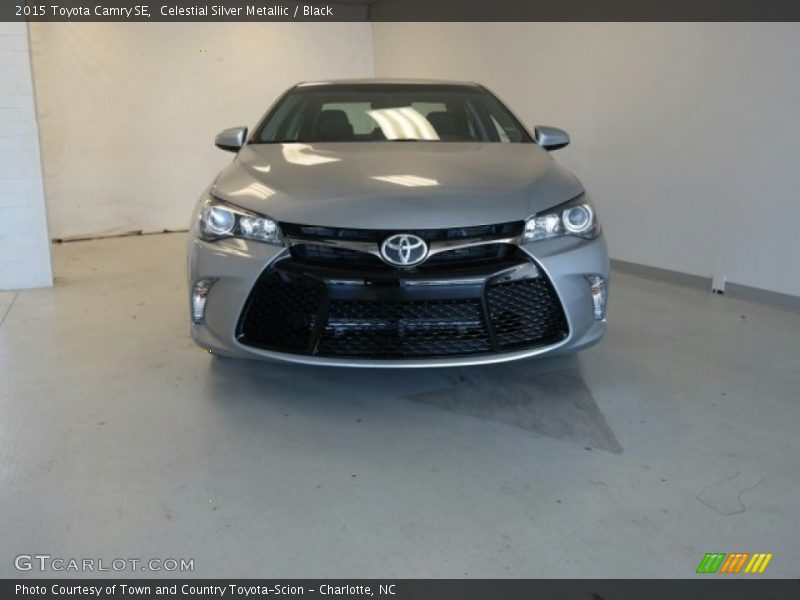 Celestial Silver Metallic / Black 2015 Toyota Camry SE