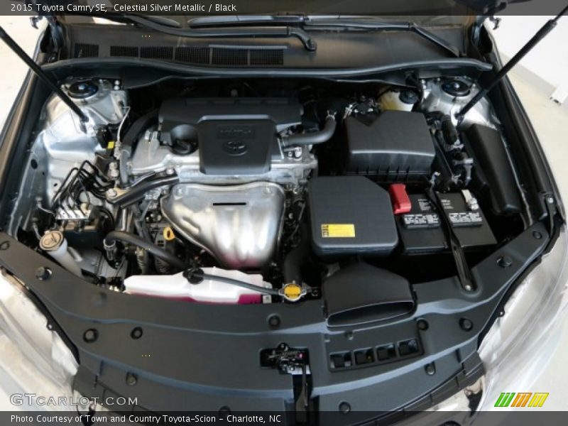 Celestial Silver Metallic / Black 2015 Toyota Camry SE